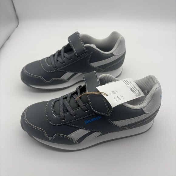 Reebok Kids Gray and Blue Sneakers - Picture 1 of 7